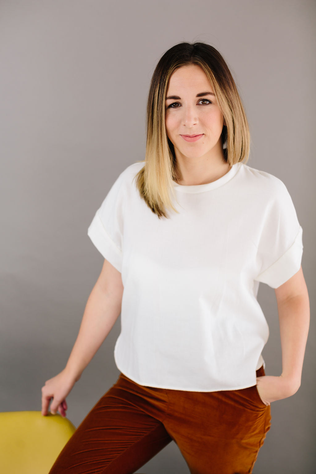 Jungle Folk - Emily Shirt | Women&#39;s White Blouse | Joon + Co. Holiday Capsule Wardrobe