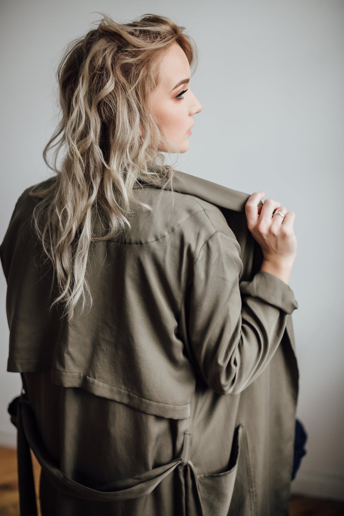 Tencel Trench Coat