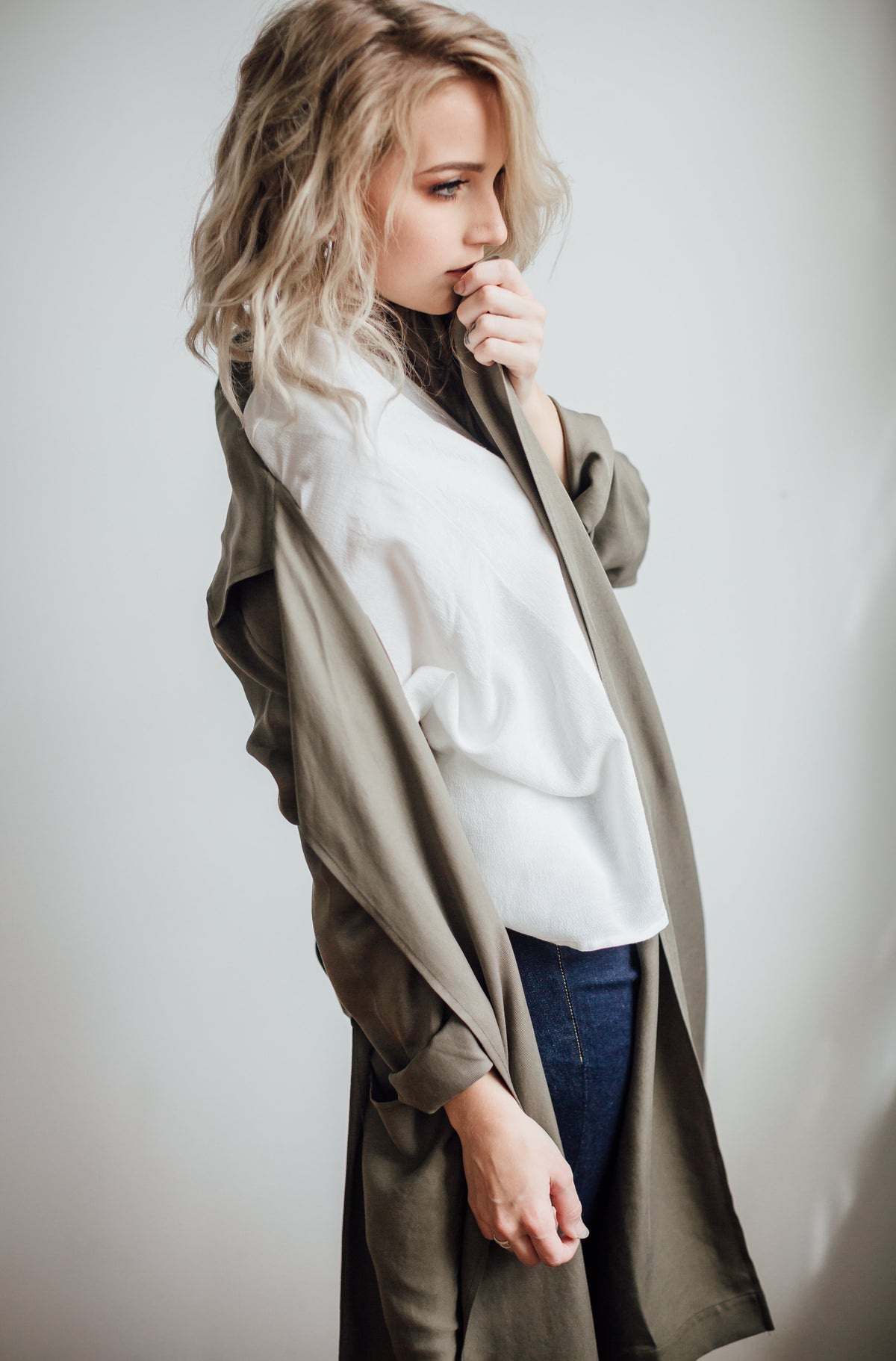 Tencel Trench Coat